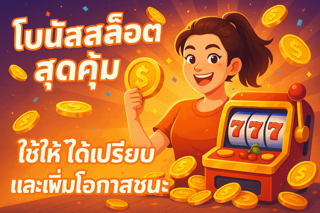 โบนัสสล็อตสุดคุ้ม