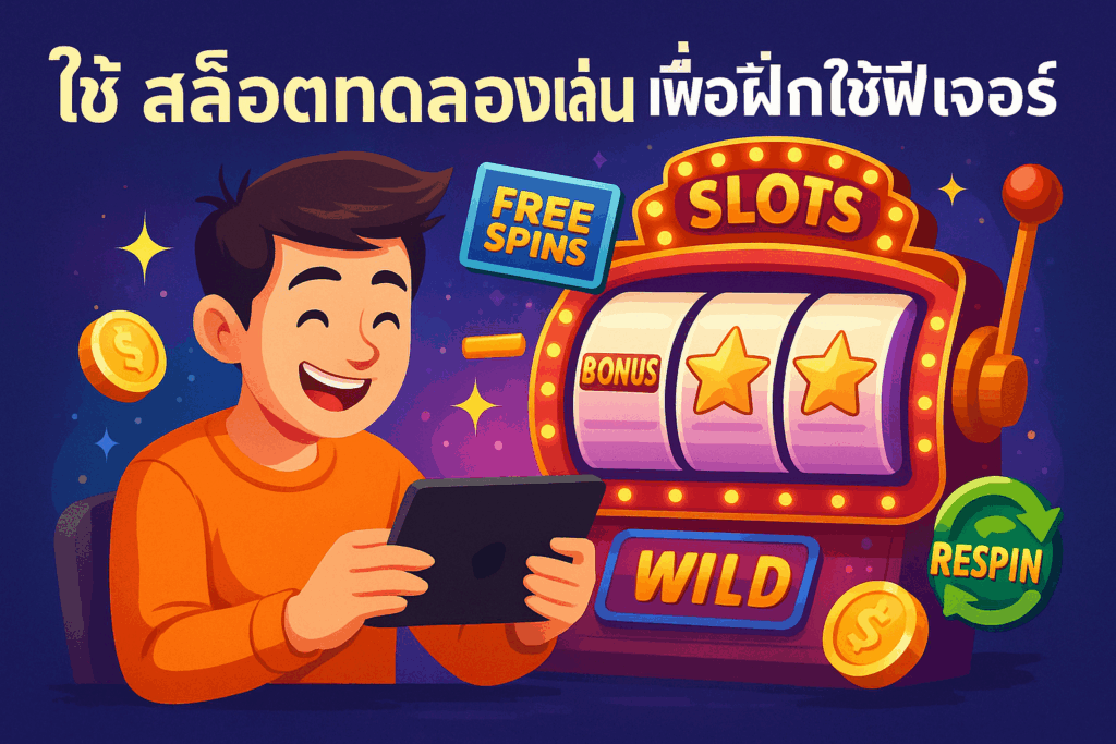 ใช้สล็อตทดลองเล่นให้มีความสุข