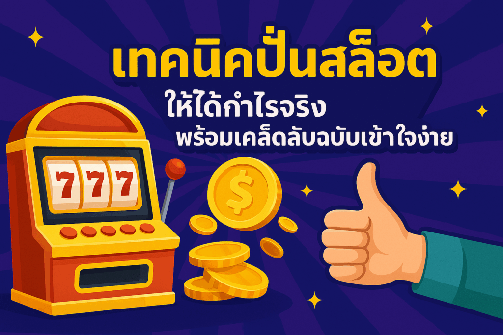 เทคนิคปั่นสล็อตให้ได้กำไร