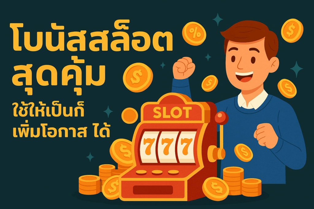 โบนัสสล็อตสุดคุ้ม